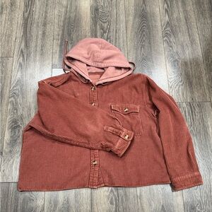 Lucky Brand Pink Corduroy Jacket